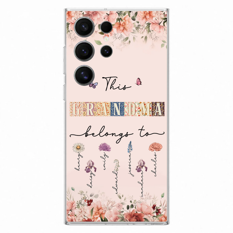 Personalized Grandma/Mom Phone Case - Up to 7 Kids - Mother's Day Gift Idea for Grandma/Mom - Case for iPhone/Samsung