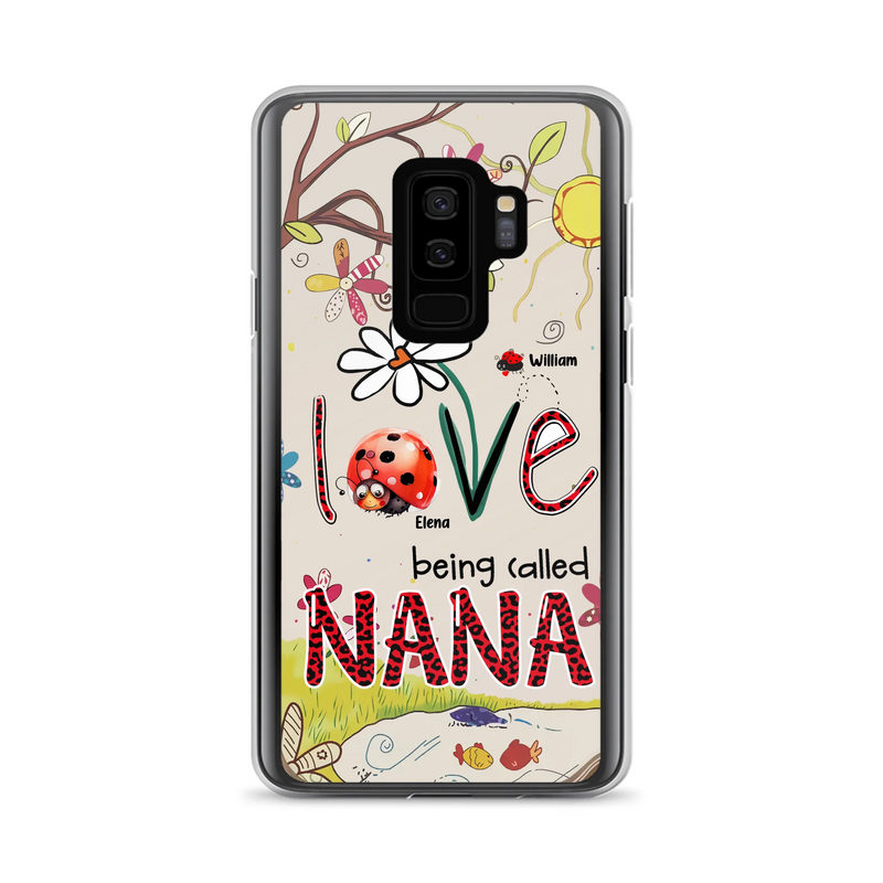 Personalized Grandma/Mom Phone Case - Gift Idea For Grandma - Up to 7 Kids - Love Being Called Gigi - Cases For iPhone/ Samsung