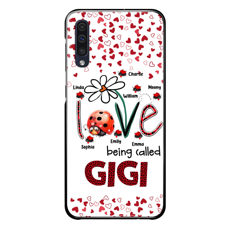 Personalized Grandma Phone Case - Gift Idea For Grandma - Up to 7 Kids - Love Being Called Gigi - Cases For iPhone/Samsung