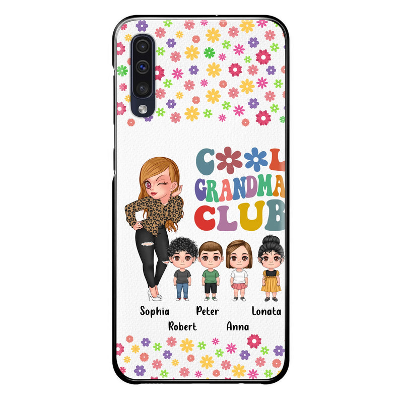 Personalized Cool Grandma Phone Case - Gift Idea For Grandma - Up to 4 Kids - Cases For iPhone/Samsung