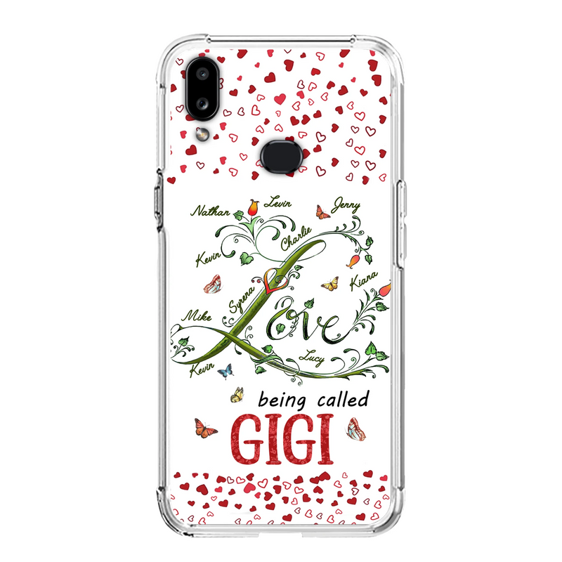 Personalized Grandma Phone Case - Up to 10 Kids - Mother's Day Gift Idea For Grandma - Love Being Called Grandma