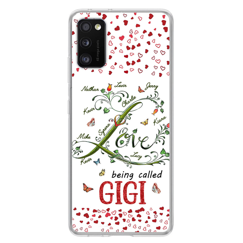 Personalized Grandma Phone Case - Up to 10 Kids - Mother's Day Gift Idea For Grandma - Love Being Called Grandma