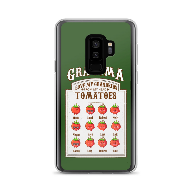 Personalized Grandma Tomatoes Phone Case - Gift Idea For Mother's Day/Grandma - Up to 12 Tomatoes - Case For iPhone/Samsung