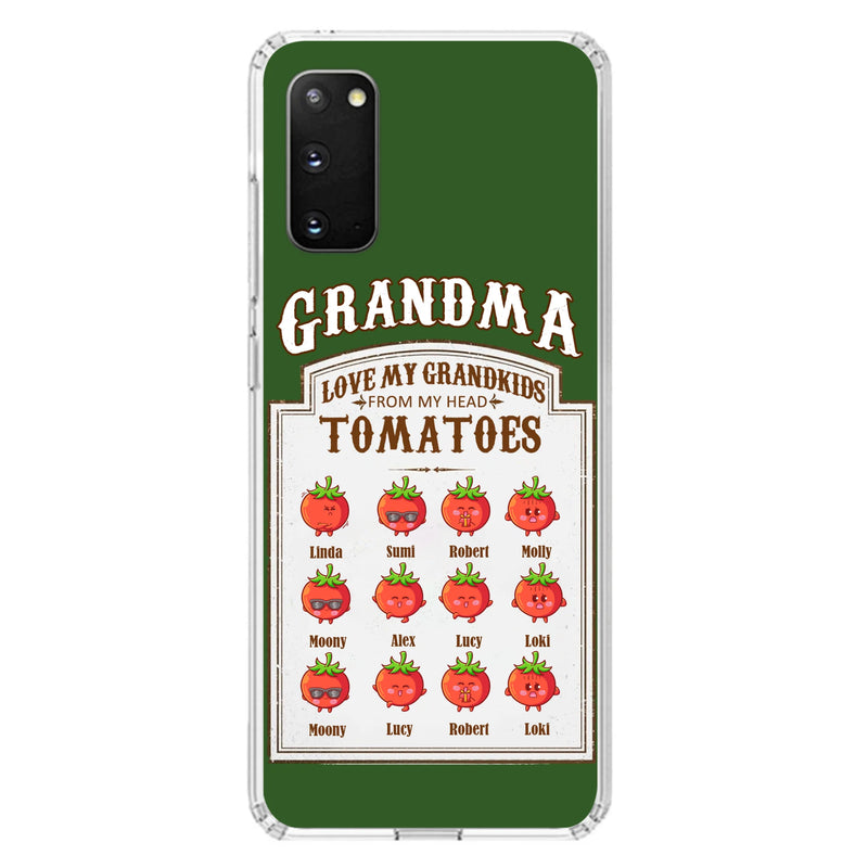 Personalized Grandma Tomatoes Phone Case - Gift Idea For Mother's Day/Grandma - Up to 12 Tomatoes - Case For iPhone/Samsung