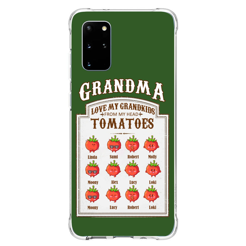 Personalized Grandma Tomatoes Phone Case - Gift Idea For Mother's Day/Grandma - Up to 12 Tomatoes - Case For iPhone/Samsung