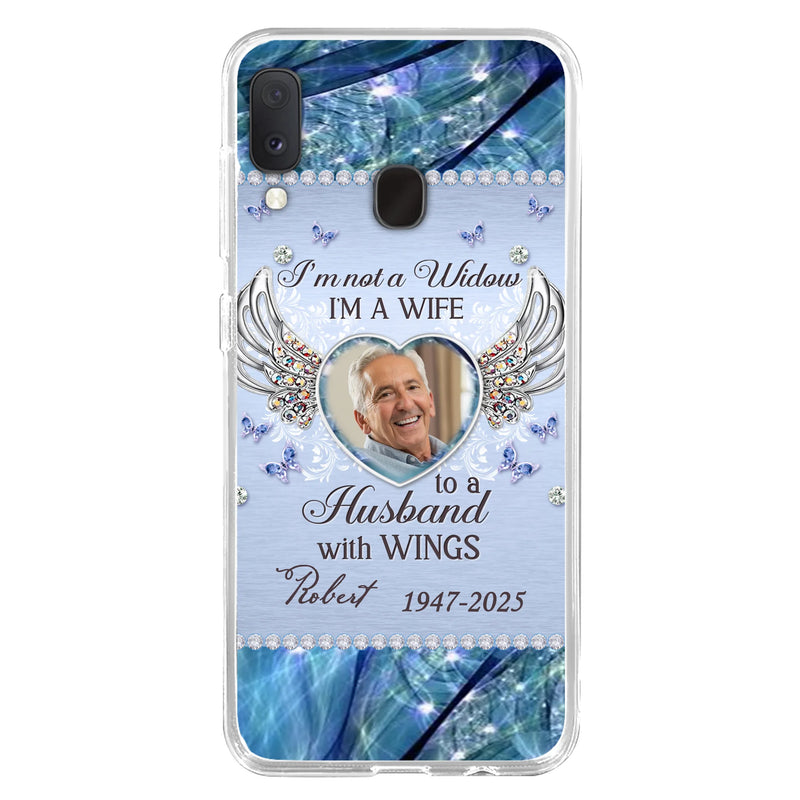 Personalized Memorial Phone Case - Memorial Gift Idea For Family - Case For iPhone/Samsung - I'm Not A Widow