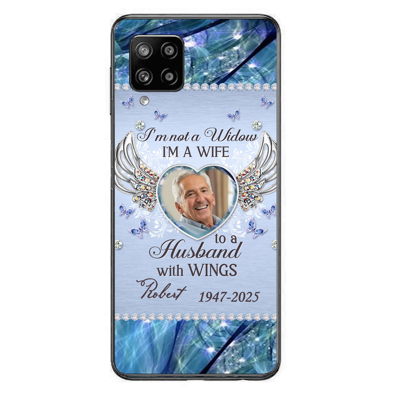 Personalized Memorial Phone Case - Memorial Gift Idea For Family - Case For iPhone/Samsung - I'm Not A Widow