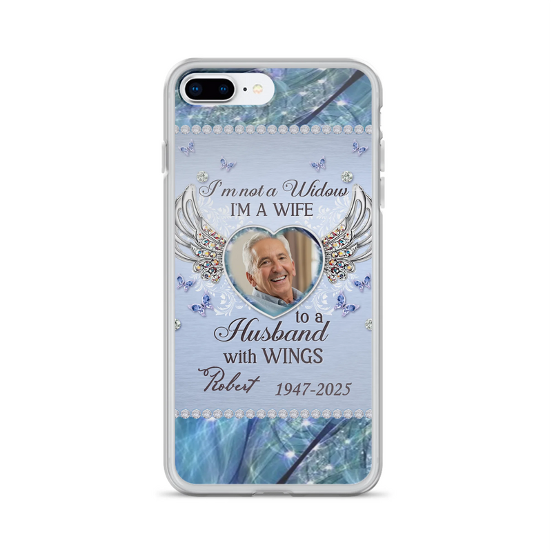 Personalized Memorial Phone Case - Memorial Gift Idea For Family - Case For iPhone/Samsung - I'm Not A Widow