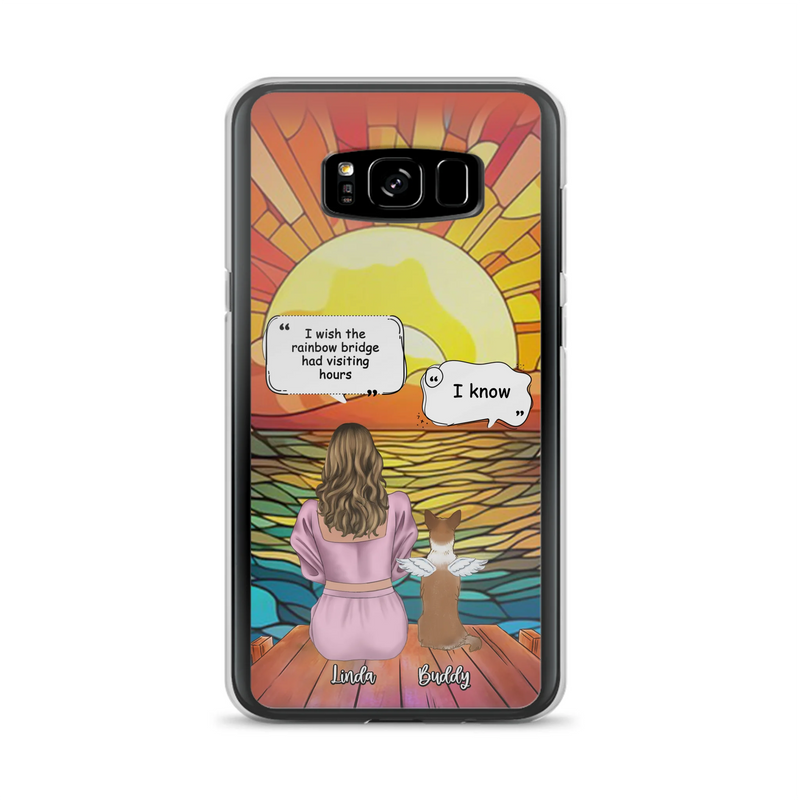 Personalized Memorial Dog Phone Case - Up to 4 Dogs - Memorial Gift Idea For Dog Owners - Case for iPhone/Samsung