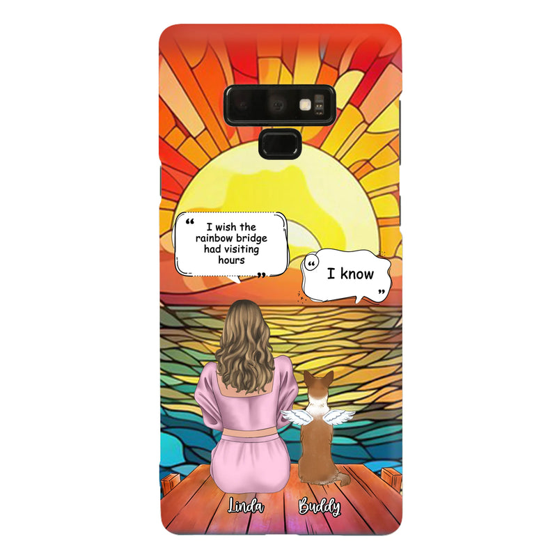 Personalized Memorial Dog Phone Case - Up to 4 Dogs - Memorial Gift Idea For Dog Owners - Case for iPhone/Samsung