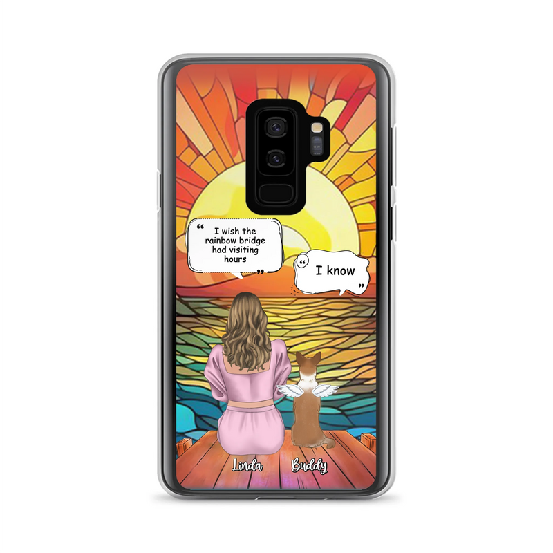 Personalized Memorial Dog Phone Case - Up to 4 Dogs - Memorial Gift Idea For Dog Owners - Case for iPhone/Samsung