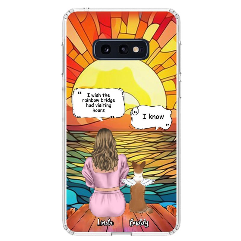 Personalized Memorial Dog Phone Case - Up to 4 Dogs - Memorial Gift Idea For Dog Owners - Case for iPhone/Samsung