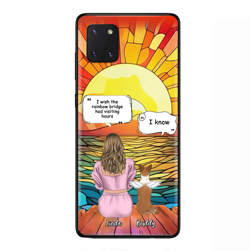 Personalized Memorial Dog Phone Case - Up to 4 Dogs - Memorial Gift Idea For Dog Owners - Case for iPhone/Samsung