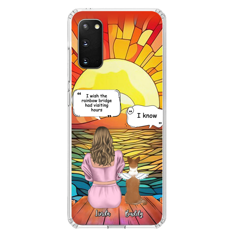 Personalized Memorial Dog Phone Case - Up to 4 Dogs - Memorial Gift Idea For Dog Owners - Case for iPhone/Samsung
