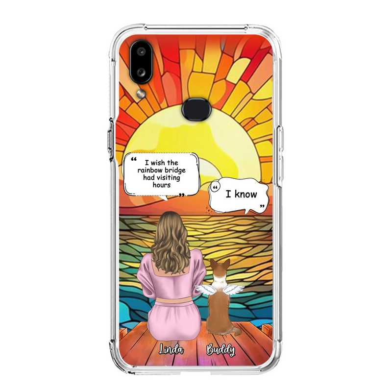 Personalized Memorial Dog Phone Case - Up to 4 Dogs - Memorial Gift Idea For Dog Owners - Case for iPhone/Samsung