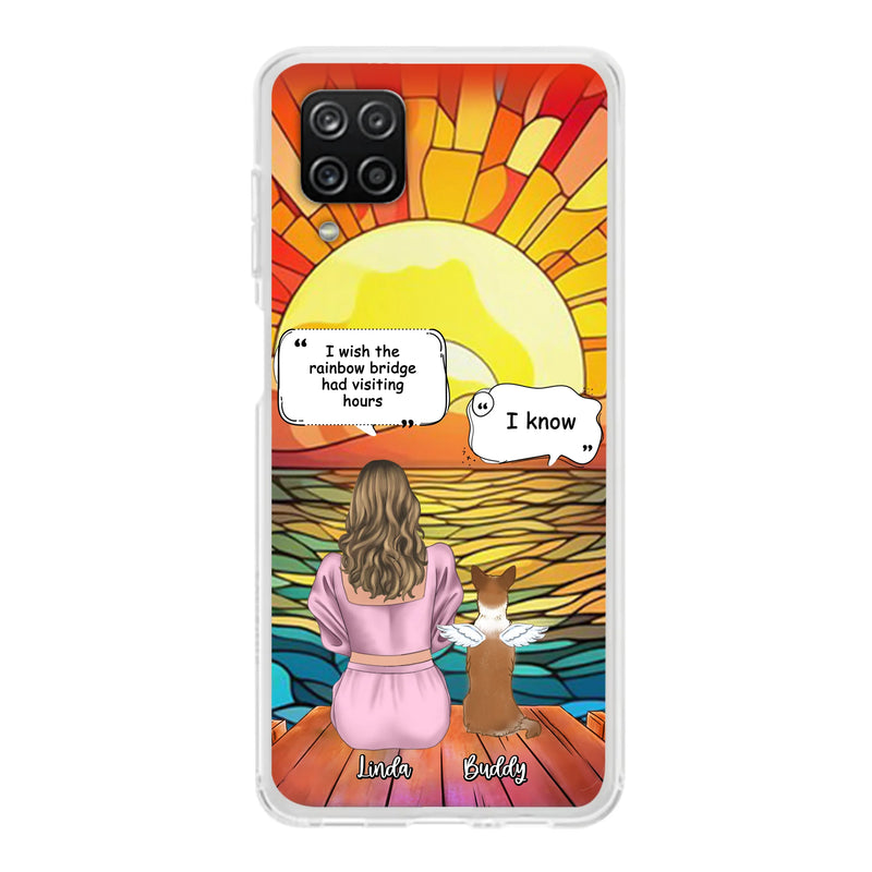 Personalized Memorial Dog Phone Case - Up to 4 Dogs - Memorial Gift Idea For Dog Owners - Case for iPhone/Samsung