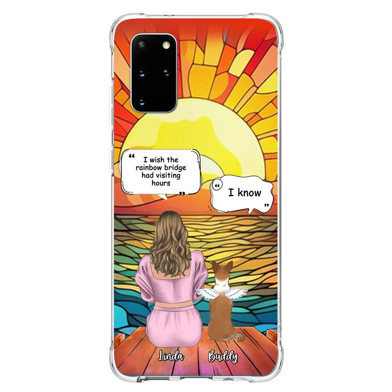 Personalized Memorial Dog Phone Case - Up to 4 Dogs - Memorial Gift Idea For Dog Owners - Case for iPhone/Samsung