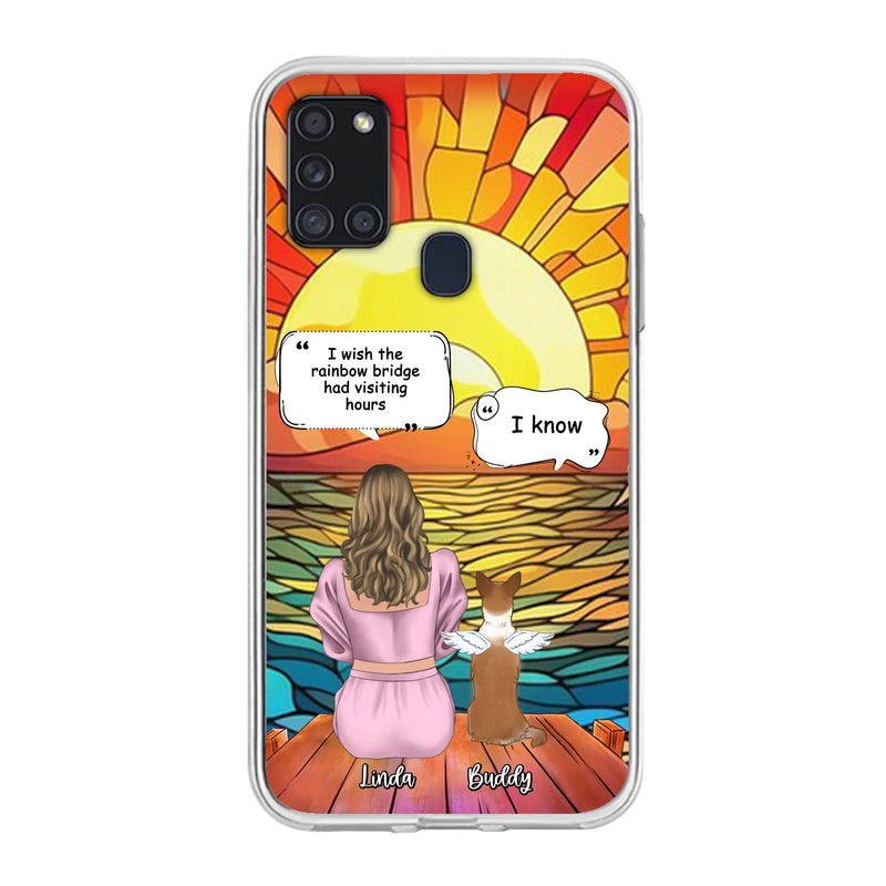 Personalized Memorial Dog Phone Case - Up to 4 Dogs - Memorial Gift Idea For Dog Owners - Case for iPhone/Samsung
