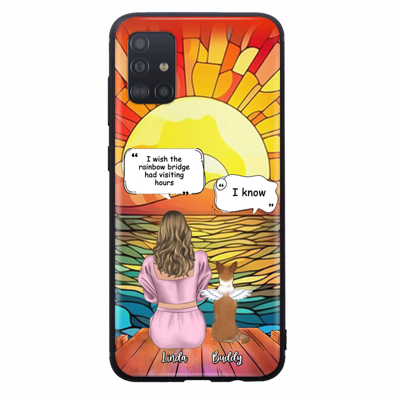 Personalized Memorial Dog Phone Case - Up to 4 Dogs - Memorial Gift Idea For Dog Owners - Case for iPhone/Samsung