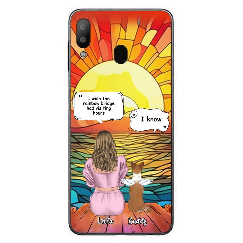 Personalized Memorial Dog Phone Case - Up to 4 Dogs - Memorial Gift Idea For Dog Owners - Case for iPhone/Samsung