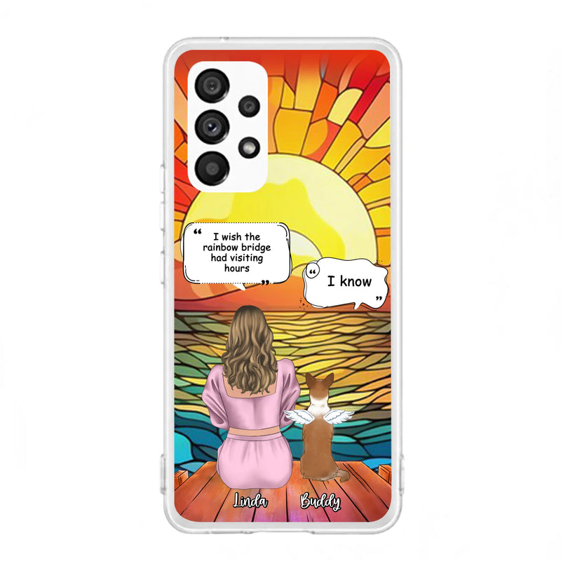 Personalized Memorial Dog Phone Case - Up to 4 Dogs - Memorial Gift Idea For Dog Owners - Case for iPhone/Samsung