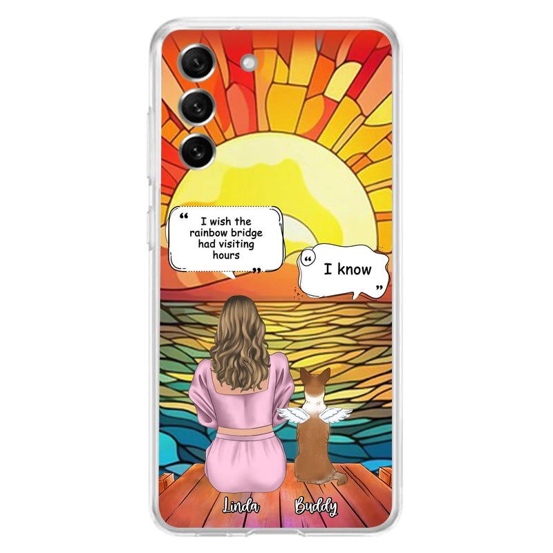 Personalized Memorial Dog Phone Case - Up to 4 Dogs - Memorial Gift Idea For Dog Owners - Case for iPhone/Samsung