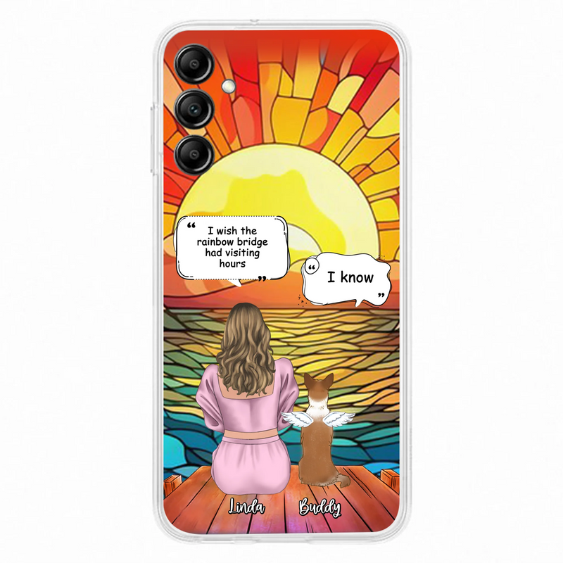 Personalized Memorial Dog Phone Case - Up to 4 Dogs - Memorial Gift Idea For Dog Owners - Case for iPhone/Samsung