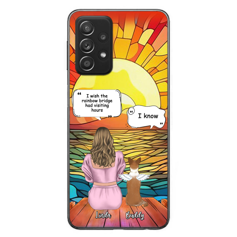 Personalized Memorial Dog Phone Case - Up to 4 Dogs - Memorial Gift Idea For Dog Owners - Case for iPhone/Samsung