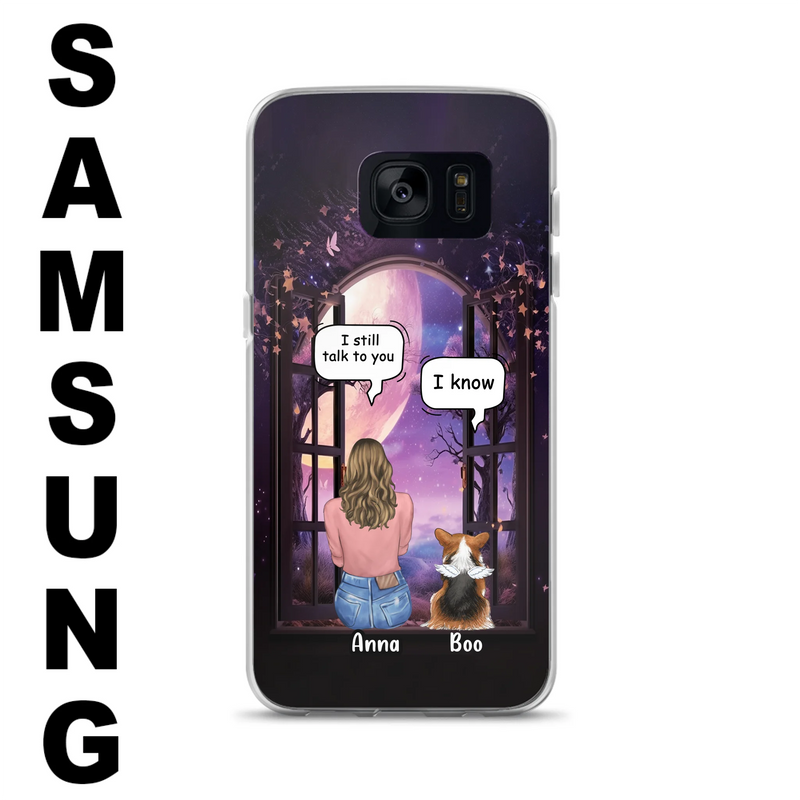 Personalized Memorial Pet Phone Case - Up to 4 Dogs/Cats/Rabbits - Memorial Gift Idea for Dog/Cat/Rabbit Owners - Case For iPhone/Samsung