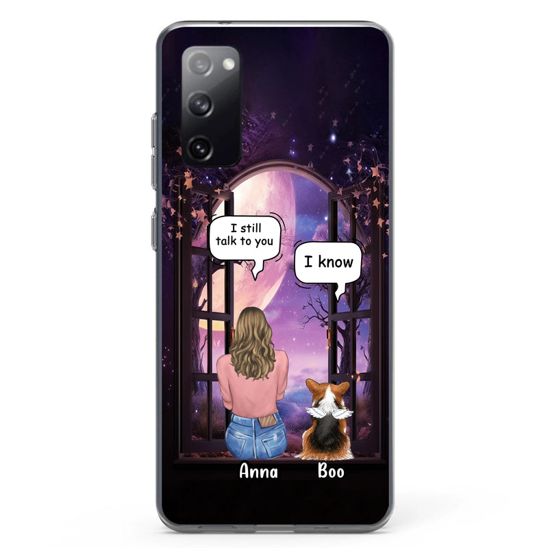 Personalized Memorial Pet Phone Case - Up to 4 Dogs/Cats/Rabbits - Memorial Gift Idea for Dog/Cat/Rabbit Owners - Case For iPhone/Samsung