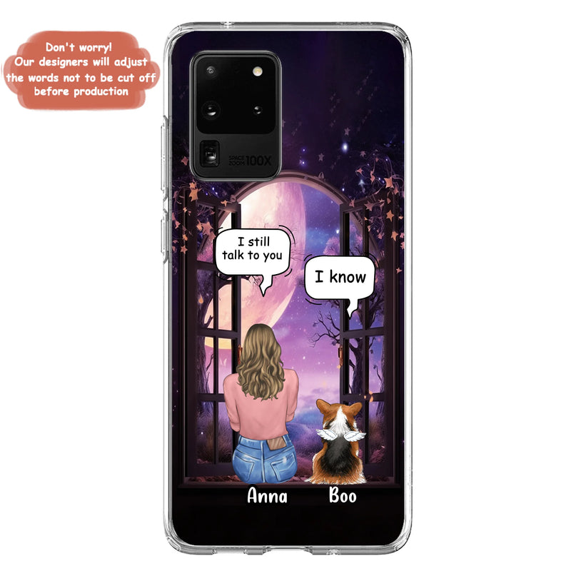 Personalized Memorial Pet Phone Case - Up to 4 Dogs/Cats/Rabbits - Memorial Gift Idea for Dog/Cat/Rabbit Owners - Case For iPhone/Samsung