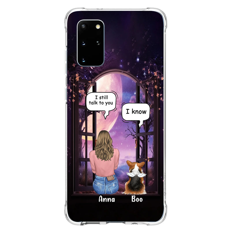 Personalized Memorial Pet Phone Case - Up to 4 Dogs/Cats/Rabbits - Memorial Gift Idea for Dog/Cat/Rabbit Owners - Case For iPhone/Samsung