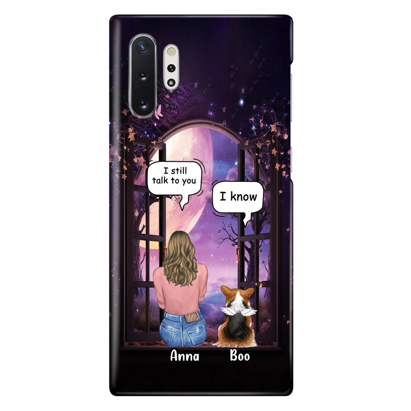 Personalized Memorial Pet Phone Case - Up to 4 Dogs/Cats/Rabbits - Memorial Gift Idea for Dog/Cat/Rabbit Owners - Case For iPhone/Samsung