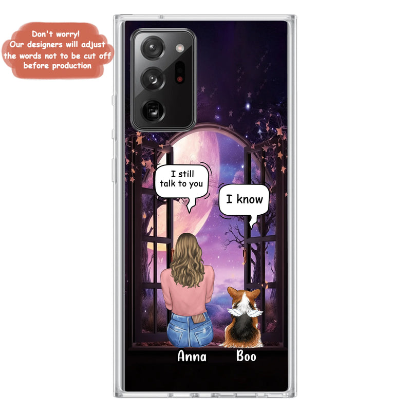 Personalized Memorial Pet Phone Case - Up to 4 Dogs/Cats/Rabbits - Memorial Gift Idea for Dog/Cat/Rabbit Owners - Case For iPhone/Samsung