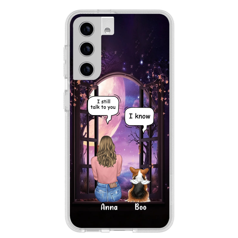 Personalized Memorial Pet Phone Case - Up to 4 Dogs/Cats/Rabbits - Memorial Gift Idea for Dog/Cat/Rabbit Owners - Case For iPhone/Samsung
