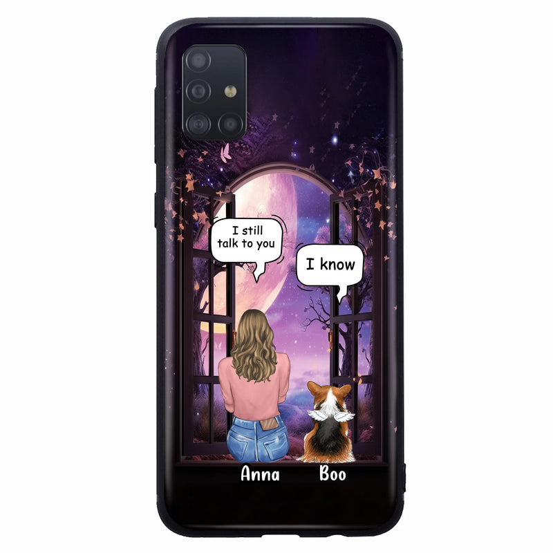 Personalized Memorial Pet Phone Case - Up to 4 Dogs/Cats/Rabbits - Memorial Gift Idea for Dog/Cat/Rabbit Owners - Case For iPhone/Samsung