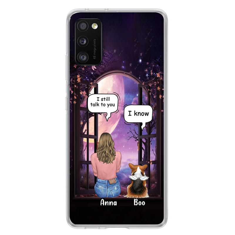 Personalized Memorial Pet Phone Case - Up to 4 Dogs/Cats/Rabbits - Memorial Gift Idea for Dog/Cat/Rabbit Owners - Case For iPhone/Samsung