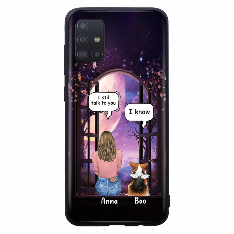 Personalized Memorial Pet Phone Case - Up to 4 Dogs/Cats/Rabbits - Memorial Gift Idea for Dog/Cat/Rabbit Owners - Case For iPhone/Samsung