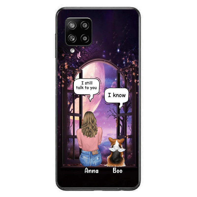 Personalized Memorial Pet Phone Case - Up to 4 Dogs/Cats/Rabbits - Memorial Gift Idea for Dog/Cat/Rabbit Owners - Case For iPhone/Samsung