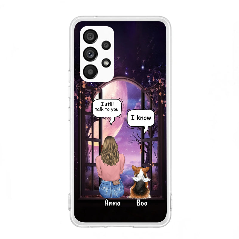 Personalized Memorial Pet Phone Case - Up to 4 Dogs/Cats/Rabbits - Memorial Gift Idea for Dog/Cat/Rabbit Owners - Case For iPhone/Samsung