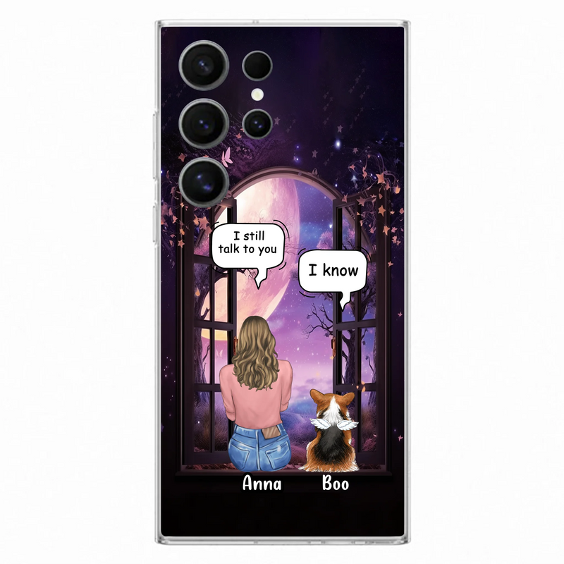 Personalized Memorial Pet Phone Case - Up to 4 Dogs/Cats/Rabbits - Memorial Gift Idea for Dog/Cat/Rabbit Owners - Case For iPhone/Samsung