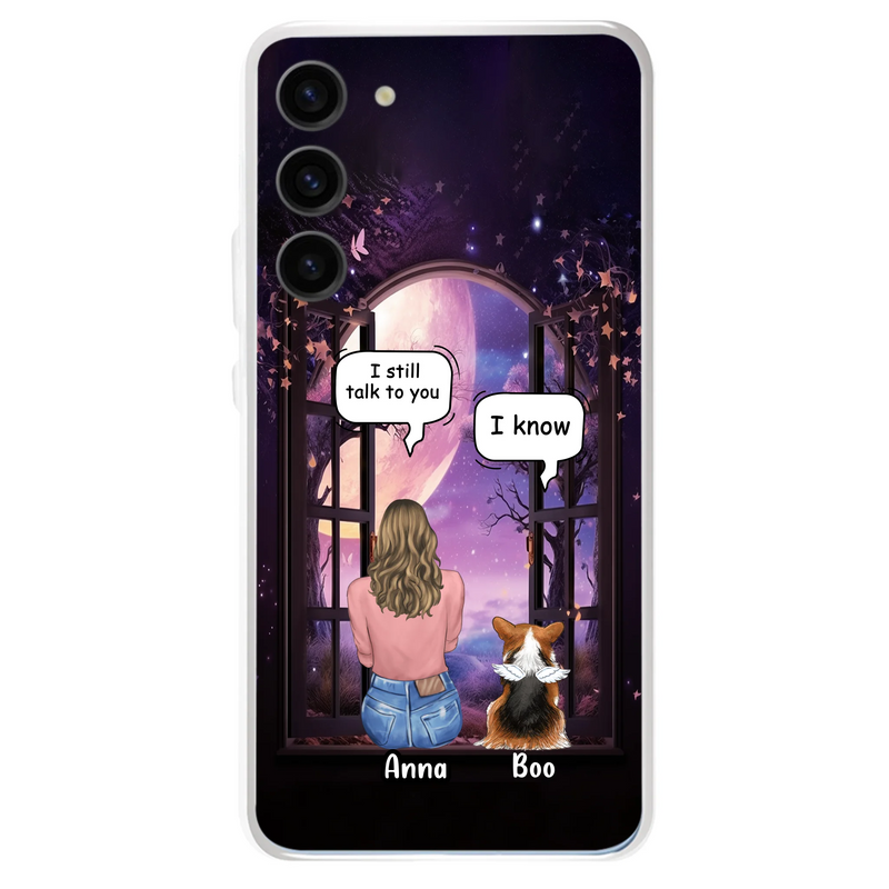 Personalized Memorial Pet Phone Case - Up to 4 Dogs/Cats/Rabbits - Memorial Gift Idea for Dog/Cat/Rabbit Owners - Case For iPhone/Samsung