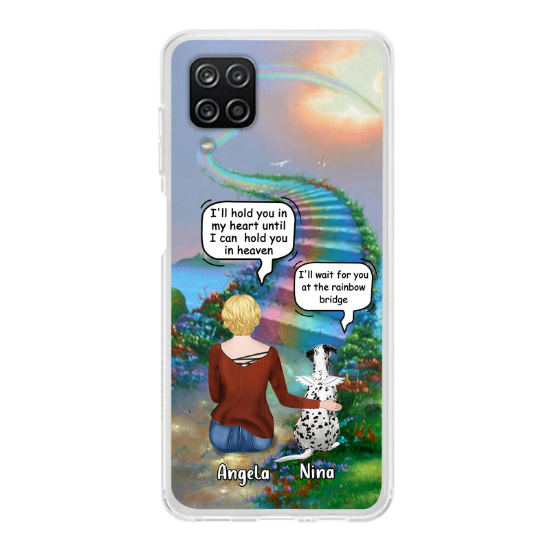 Custom Personalized Memorial Dog Phone Case - Upto 4 Dogs - Memorial Gift For Dog Lovers - Case For iPhone/Samsung