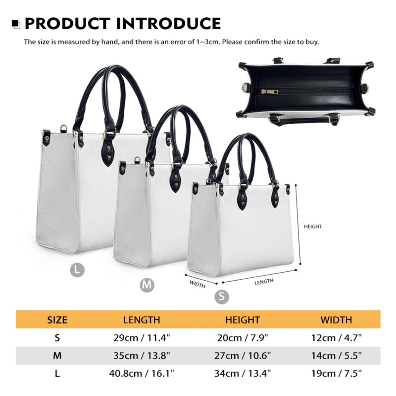 Personalized Mom Grandma PU Leather Handbag with Long Straps - Birthday, Mother’s Day or Christmas Gift for Mom, Wife or Grandma - Legend Since 1955