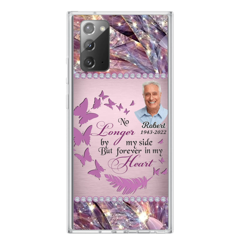Custom Personalized Memorial Photo iPhone/ Samsung Phone Case - Memorial Gift Idea - No Longer By My Side But Forever In My Heart