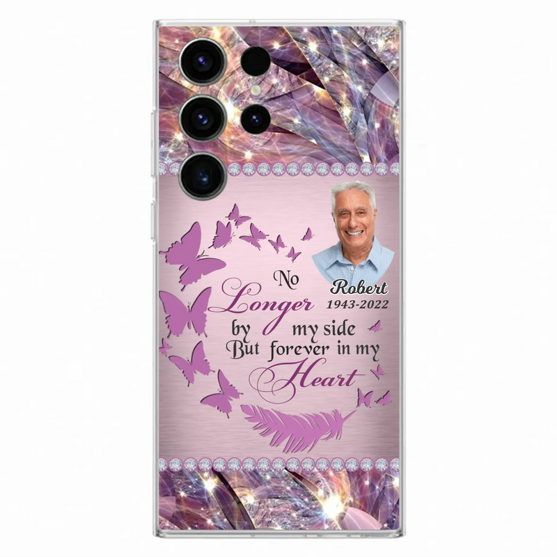 Custom Personalized Memorial Photo iPhone/ Samsung Phone Case - Memorial Gift Idea - No Longer By My Side But Forever In My Heart