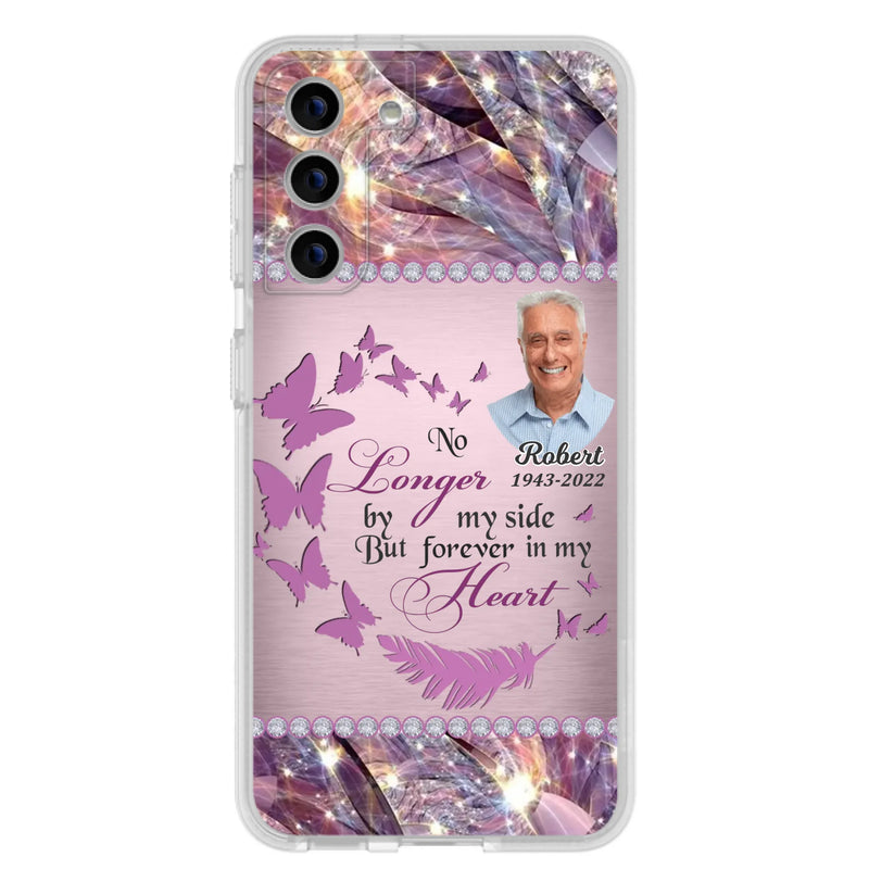Custom Personalized Memorial Photo iPhone/ Samsung Phone Case - Memorial Gift Idea - No Longer By My Side But Forever In My Heart