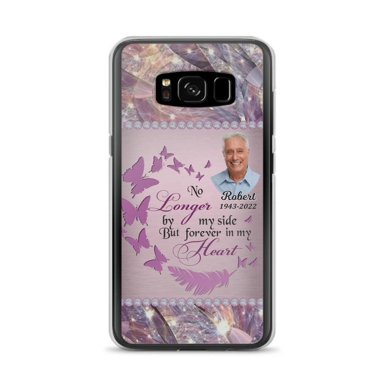 Custom Personalized Memorial Photo iPhone/ Samsung Phone Case - Memorial Gift Idea - No Longer By My Side But Forever In My Heart