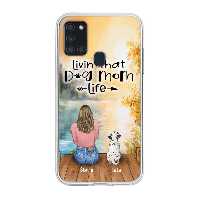 Custom Personalized Dog Mom Phone Case - Gift for Dog Lovers - iPhone & Samsung Case with upto 4 Dogs