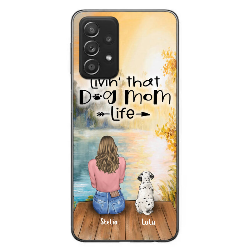 Custom Personalized Dog Mom Phone Case - Gift for Dog Lovers - iPhone & Samsung Case with upto 4 Dogs